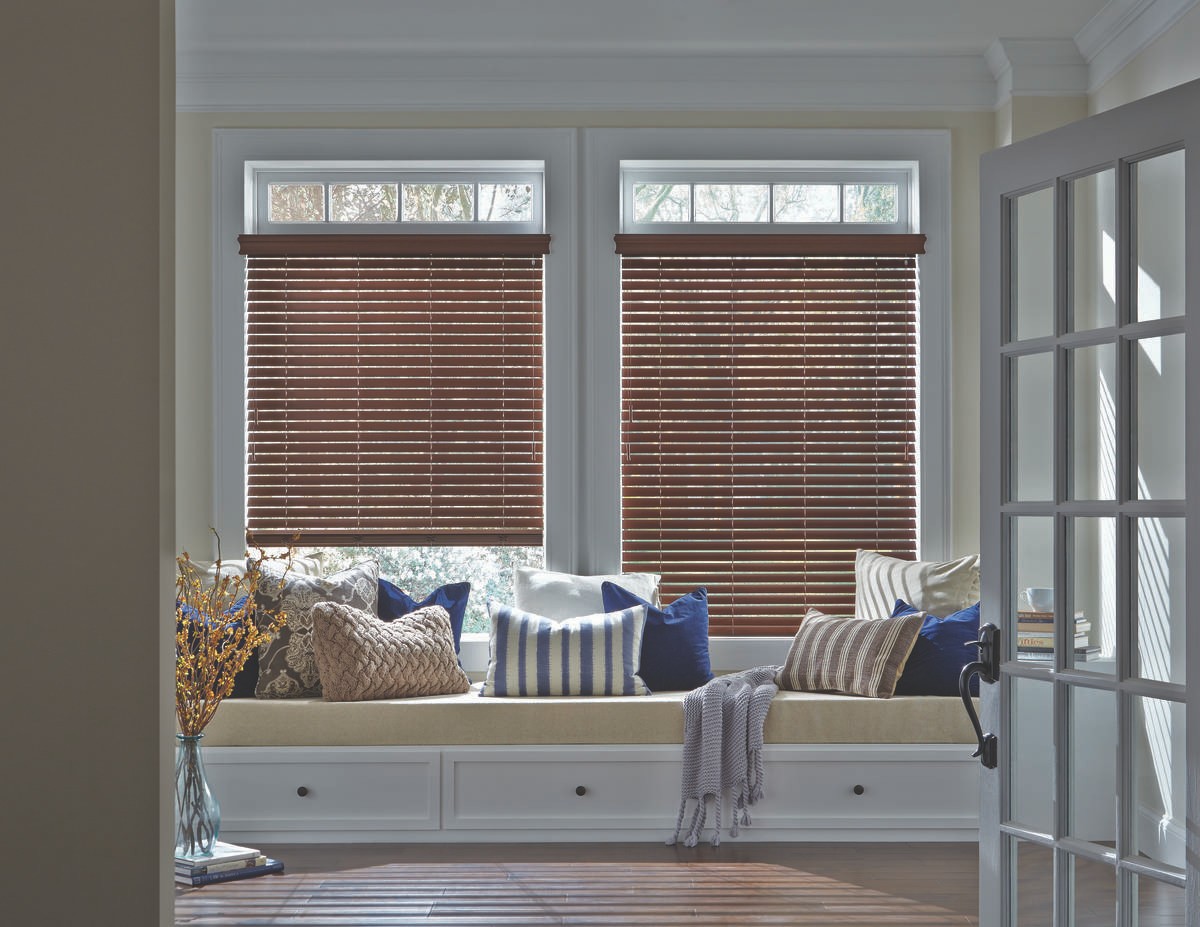 Achieve natural beauty with stunning wood, alternative wood, and aluminum blinds near Raleigh, North Carolina (NC)